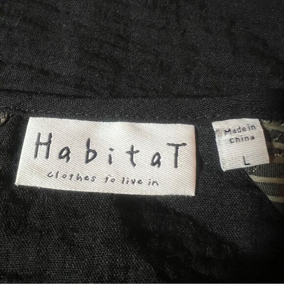 Habitat Womens Large Lagenlook Asymmetrical Artistic Layered Minimalist Tunic - Picture 5 of 8